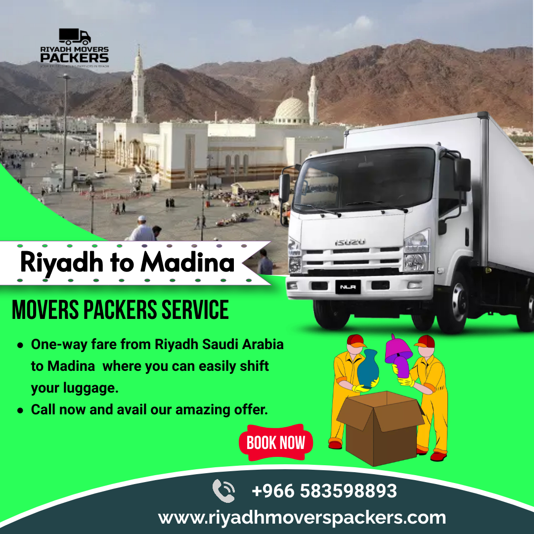 Riyadh to Madina Movers Packers service