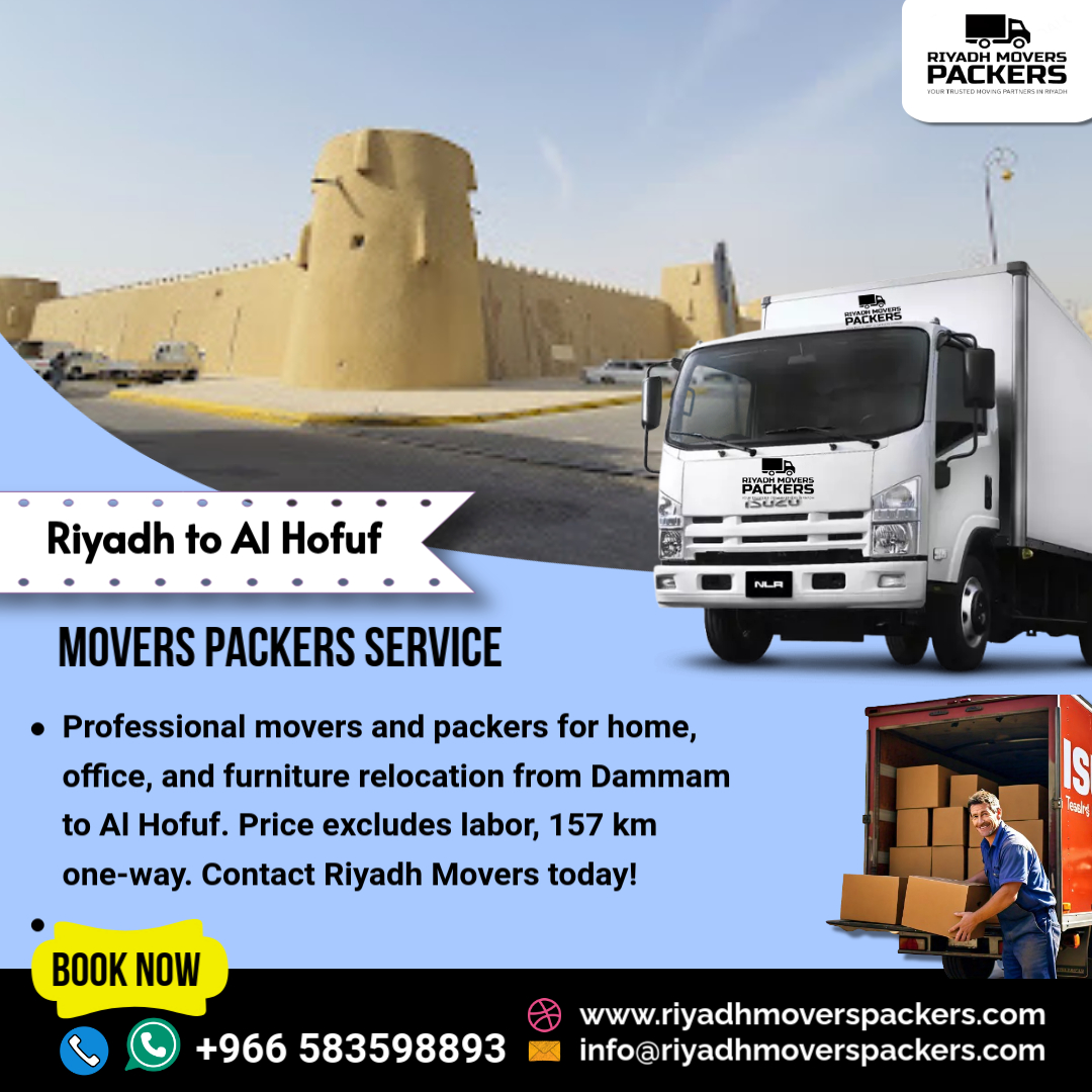 Dammam to Al Hofuf Movers Packers Services