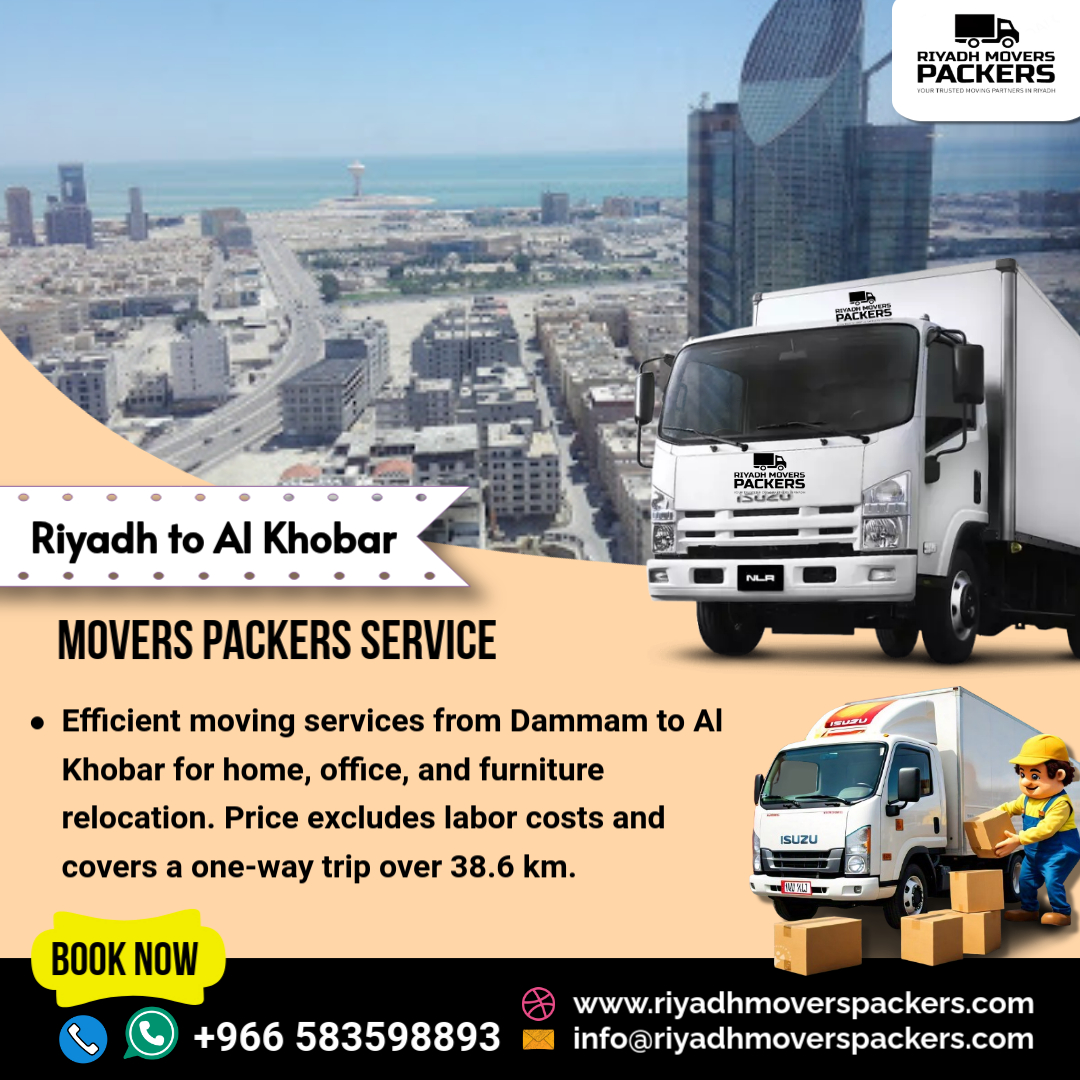 Dammam to Al Khobar Movers Packers Services