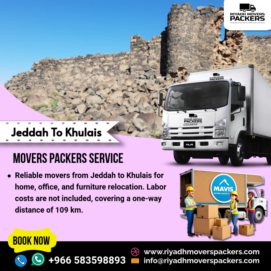 Jeddah to Khulais Movers Packers Services