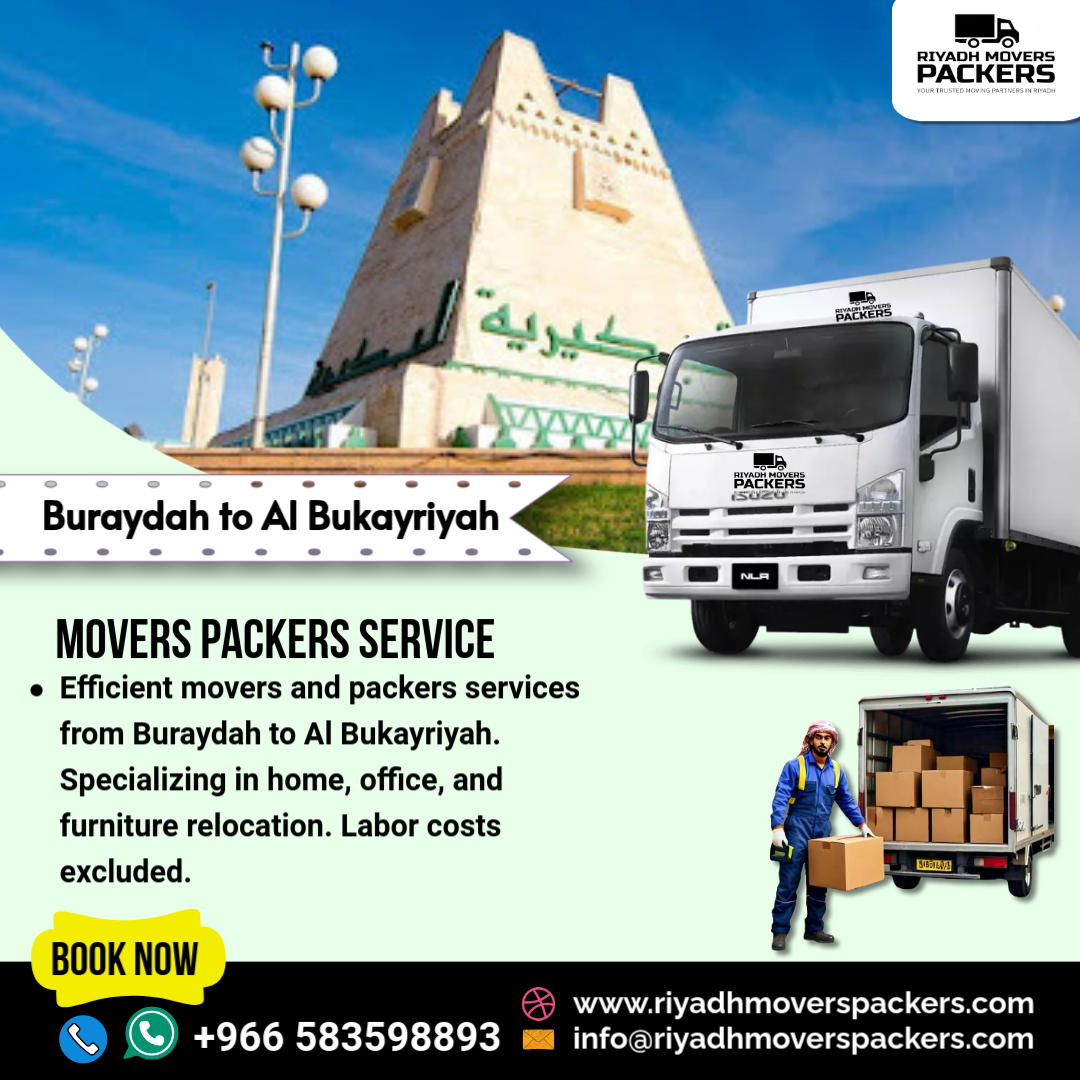 Buraydah to Al Bukayriyah Movers and Packers Services