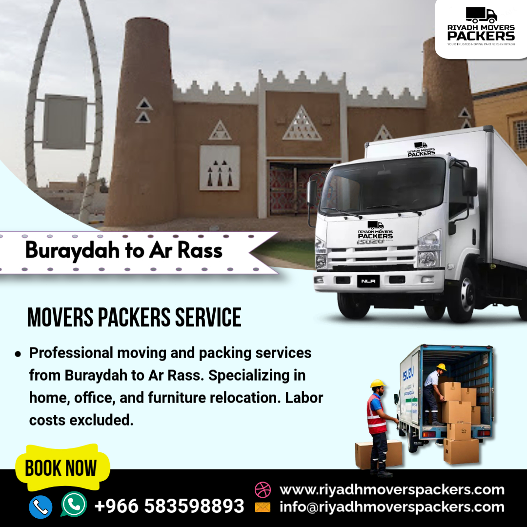 Buraydah to Ar Rass Movers and Packers Services