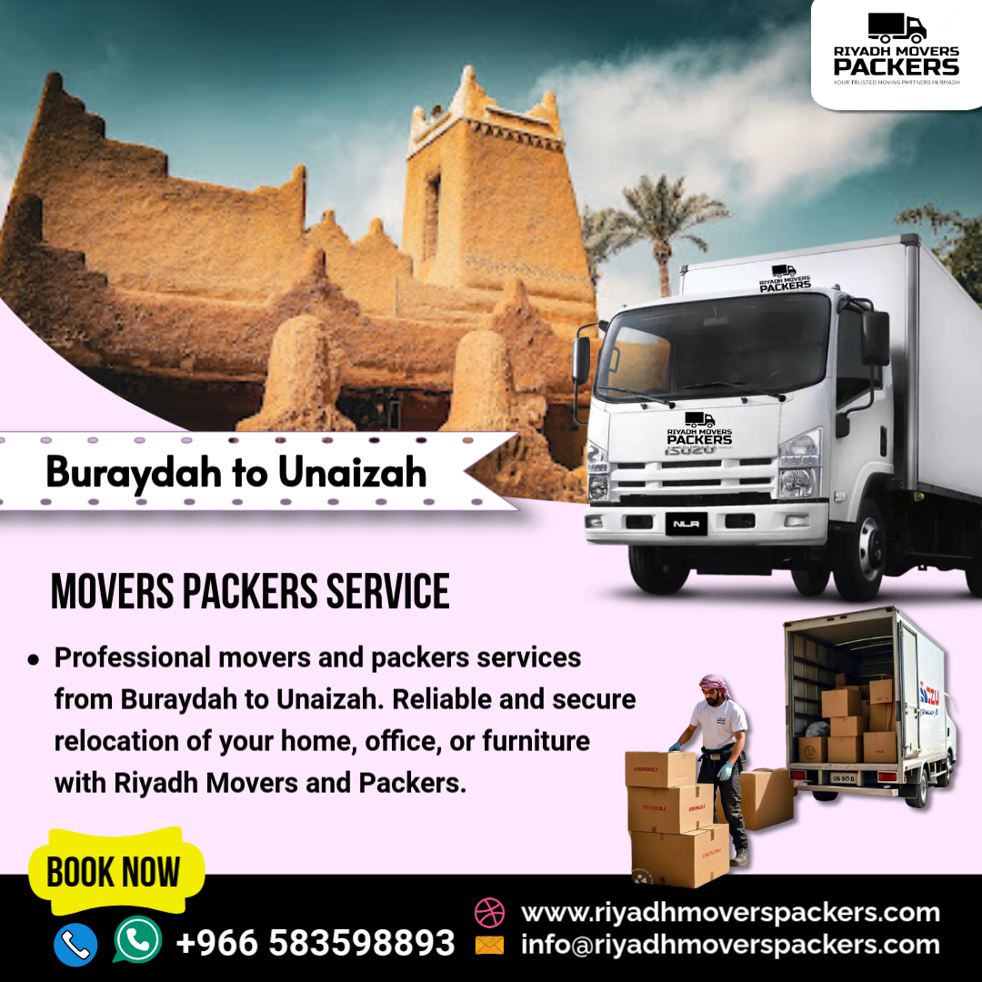 Buraydah to Unaizah Movers and Packers Services