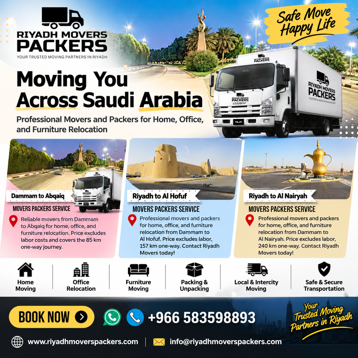 Dammam Movers and Packers Moving Services in Dammam
